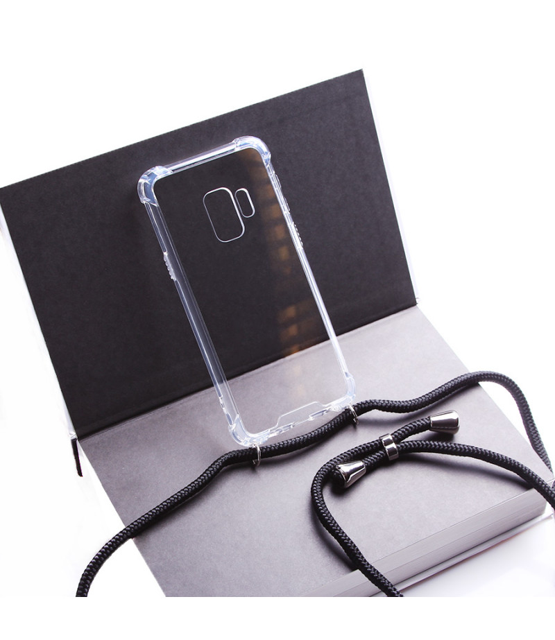 Crossbody-Handykette (with Silver Accessories) für Galaxy S9, Art:000593