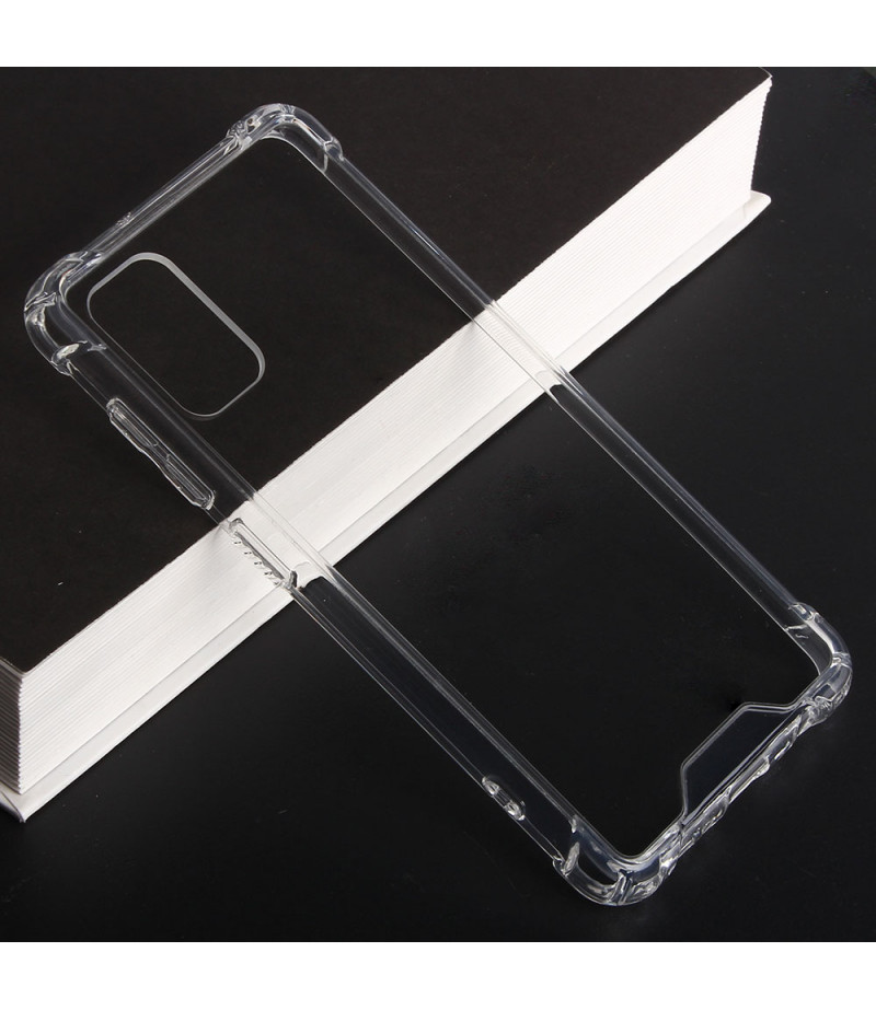 Vorpräparierte Hülle mit LöchernTPU+PC hart kristallklar für Samsung Galaxy M51, Art.:000004
