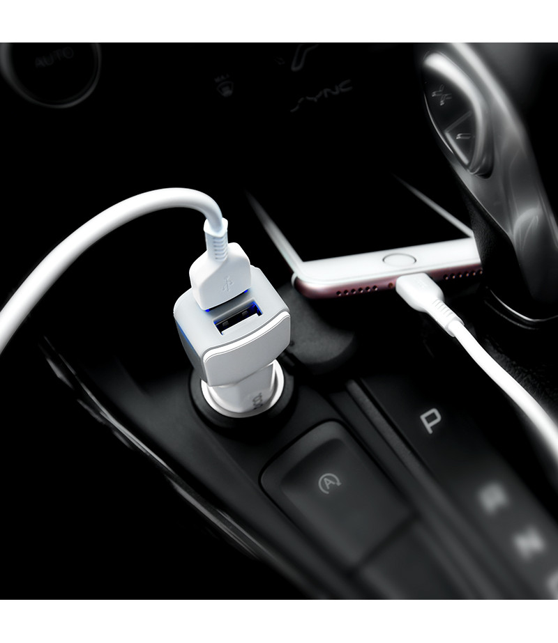 Hoco Z23 Dual-Port Auto Ladegerät, Art.:000418