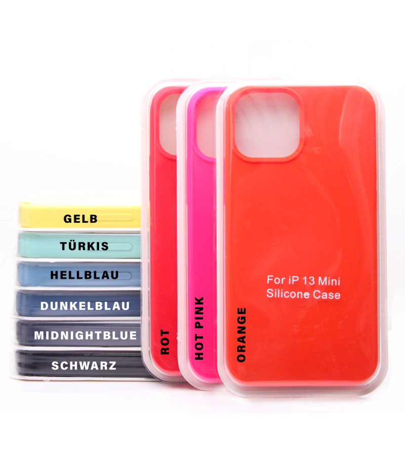 Soft touch Full Silicone Case für iPhone 13 Mini, Art.:000537