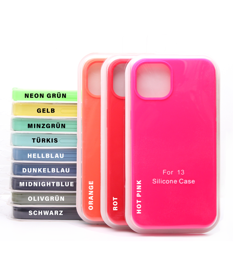 Soft touch Full Silicone Case für iPhone 13, Art.:000537