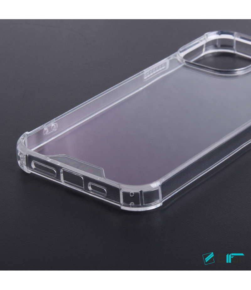 Vorpräparierte Hülle mit LöchernTPU+PC hart kristallklar für iPhone 13 Mini, Art.:000004