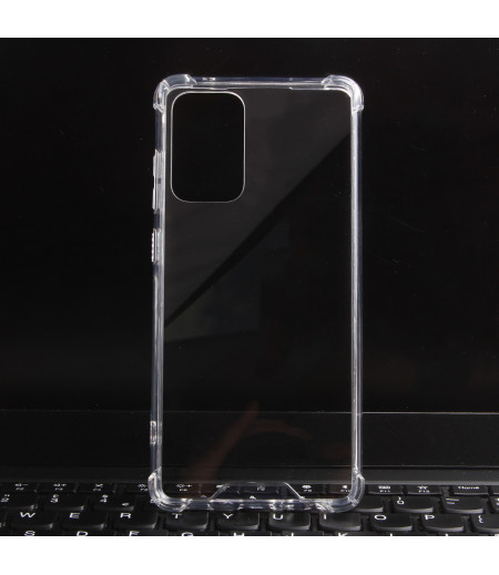 Vorpräparierte Hülle mit LöchernTPU+PC hart kristallklar für Samsung Galaxy A52 4G/ 5sG Art.:000004