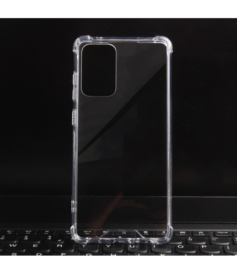 Vorpräparierte Hülle mit LöchernTPU+PC hart kristallklar für Samsung Galaxy A52 4G/ 5sG Art.:000004