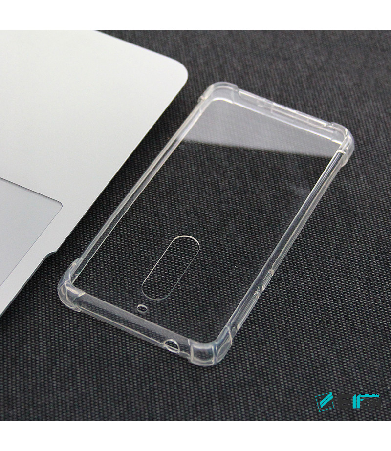 Elfon Drop Case TPU Anti-Rutsch Kratzfest Crystal (1mm) für Nokia 5, Art.:000308