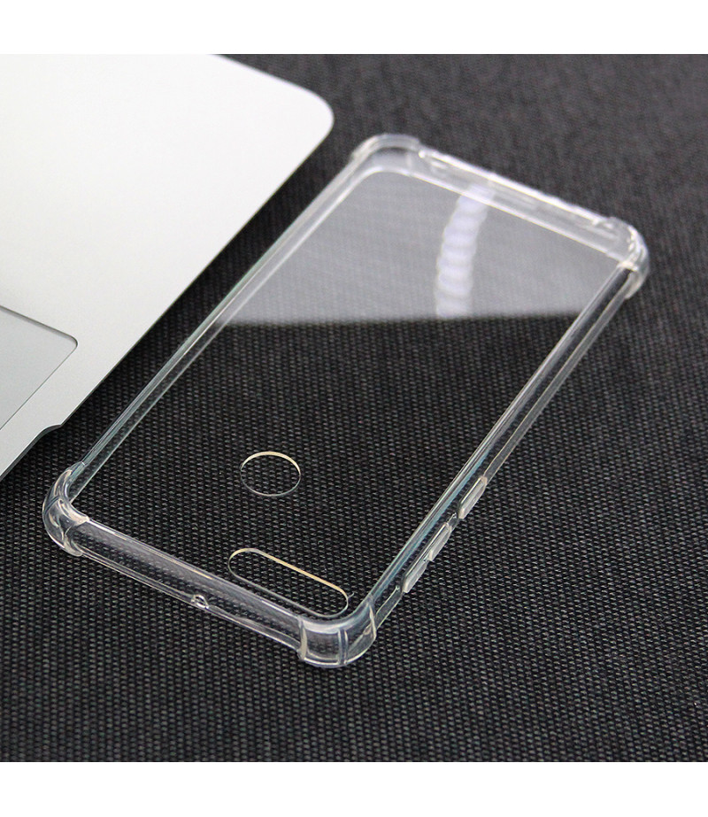 Elfon Drop Case TPU Anti-Rutsch Kratzfest Crystal (1mm) für Huawei Y9 2018, Art.:000308