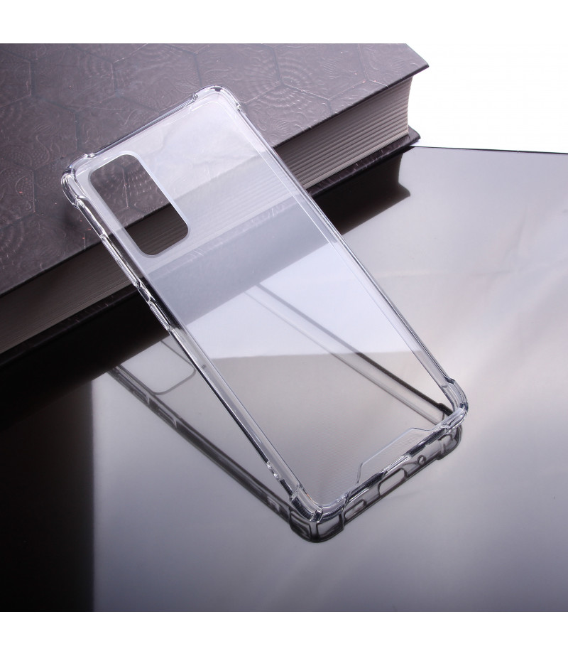 Premium Elfon Drop Case TPU+PC hart kratzfest kristallklar für Samsung S20 FE/ FE 5G, Art:000099-1