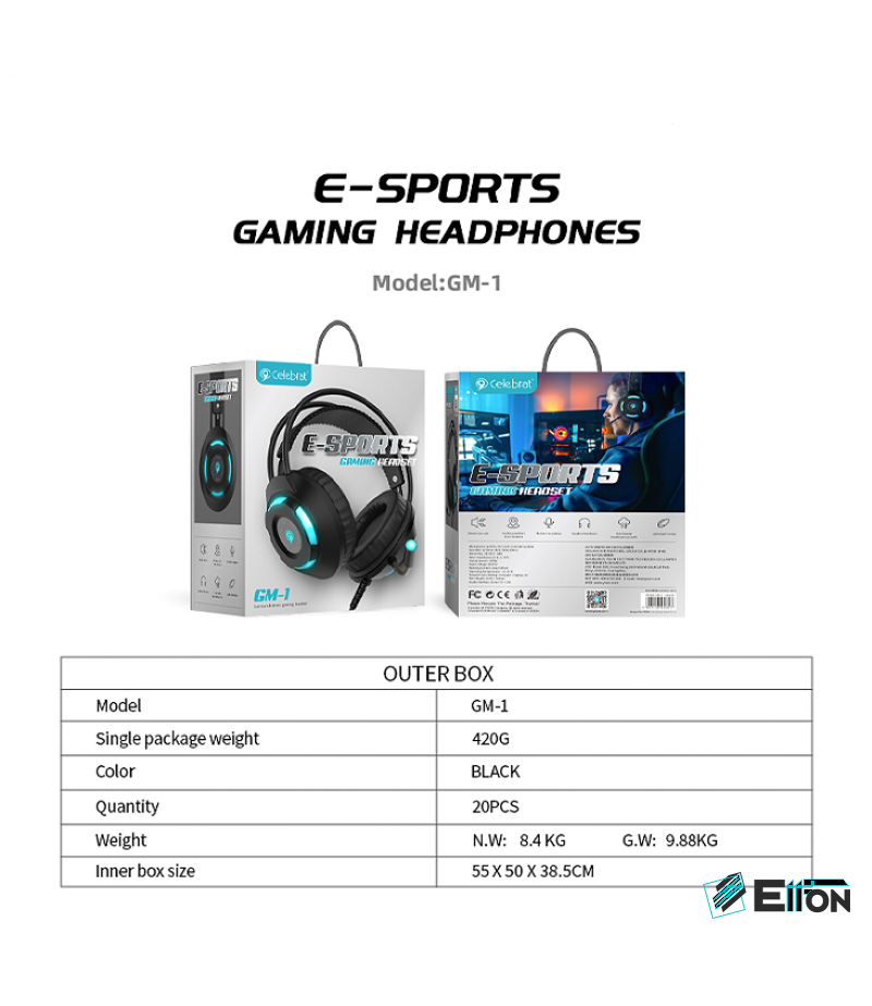 Yison und Celebrat E-Sports Gaming Kopfhörer (GM-1), Art.:000953