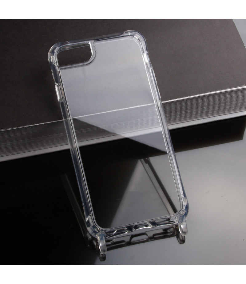 Elfon Transparente Hülle mit Ösen für iPhone 7/8/SE, Art.: 000802