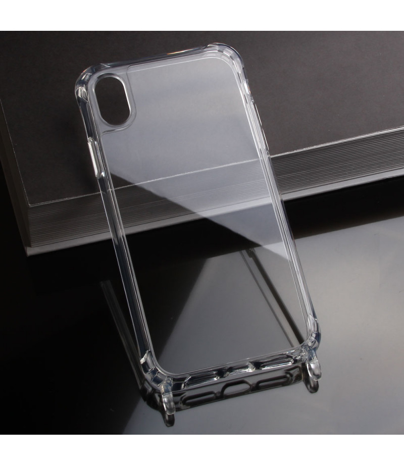 Elfon Transparente Hülle mit Ösen für iPhone XS Max, Art.: 000802