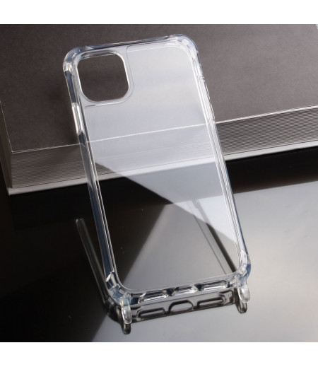 Elfon Transparente Hülle mit Ösen für iPhone 11 Pro Max, Art.: 000802