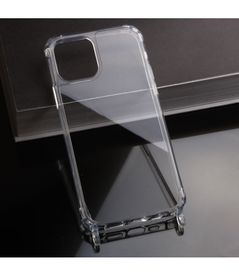 Elfon Transparente Hülle mit Ösen für iPhone 12/ 12 Pro (6.1), Art.: 000802