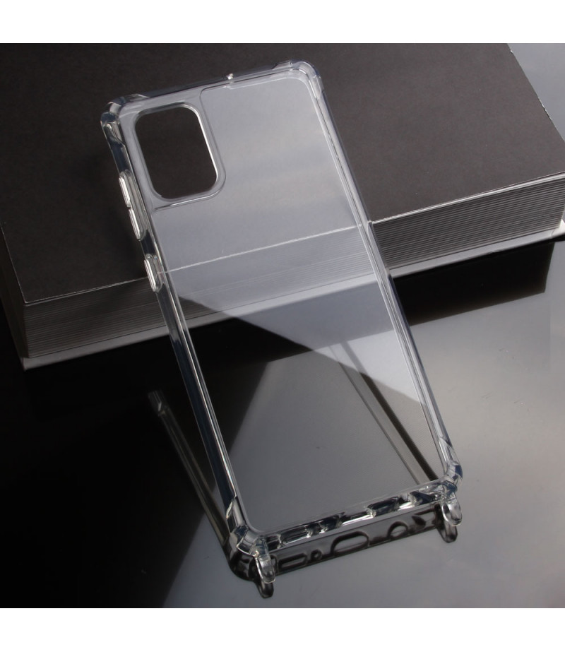 Elfon Transparente Hülle mit Ösen für Samsung Galaxy A31, Art.: 000802