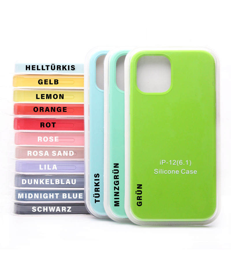 Soft touch Full Silicone Case für iPhone 12/ 12 Pro, Art.:000537