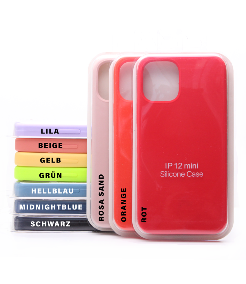Soft touch Full Silicone Case für iPhone 12 mini, Art.:000537