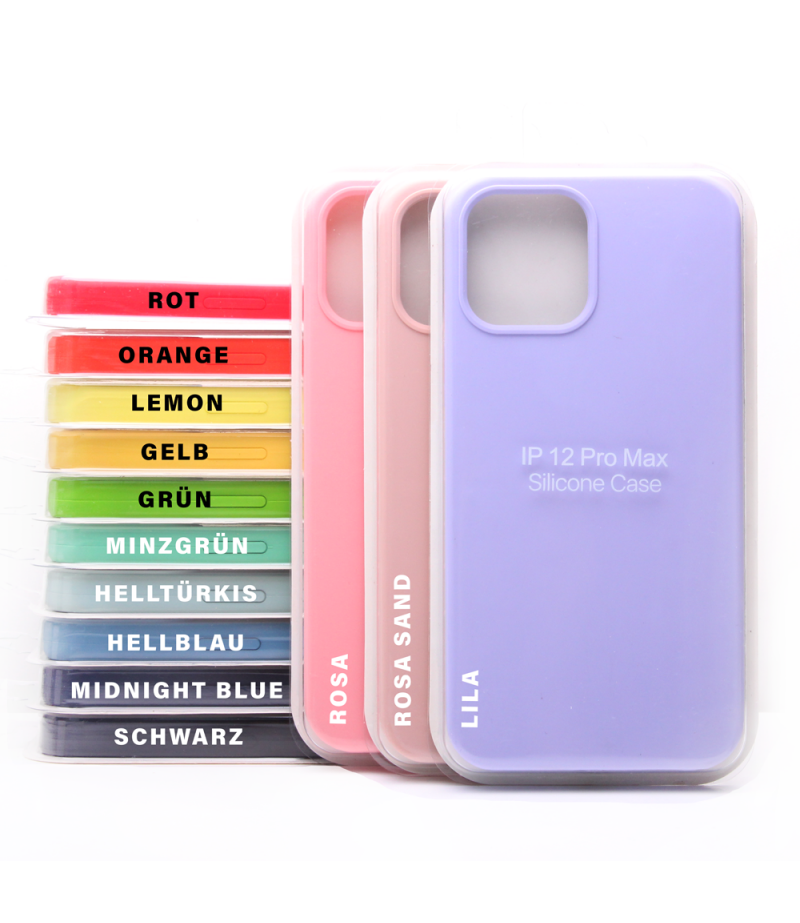Soft touch Full Silicone Case für iPhone 12 Pro Max, Art.:000537