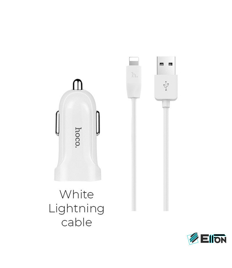 Hoco Z2 Car Charger Set with Lightn. Cable, Art.:000421