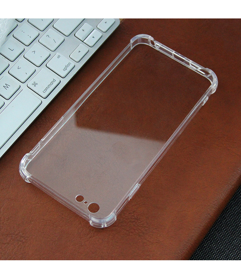 Elfon Drop Case TPU+PC hart kratzfest kristallklar für iPhone 6/6s Plus, Art.:000099