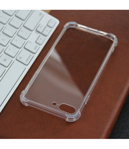Elfon Drop Case TPU+PC hart kratzfest kristallklar für iPhone 7/8 Plus, Art.:000099