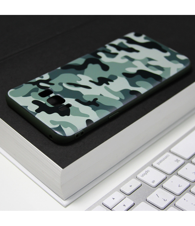 Camouflage/Tarnaufdruck Hülle für Samsung Galaxy S8 Plus, Art.:000034