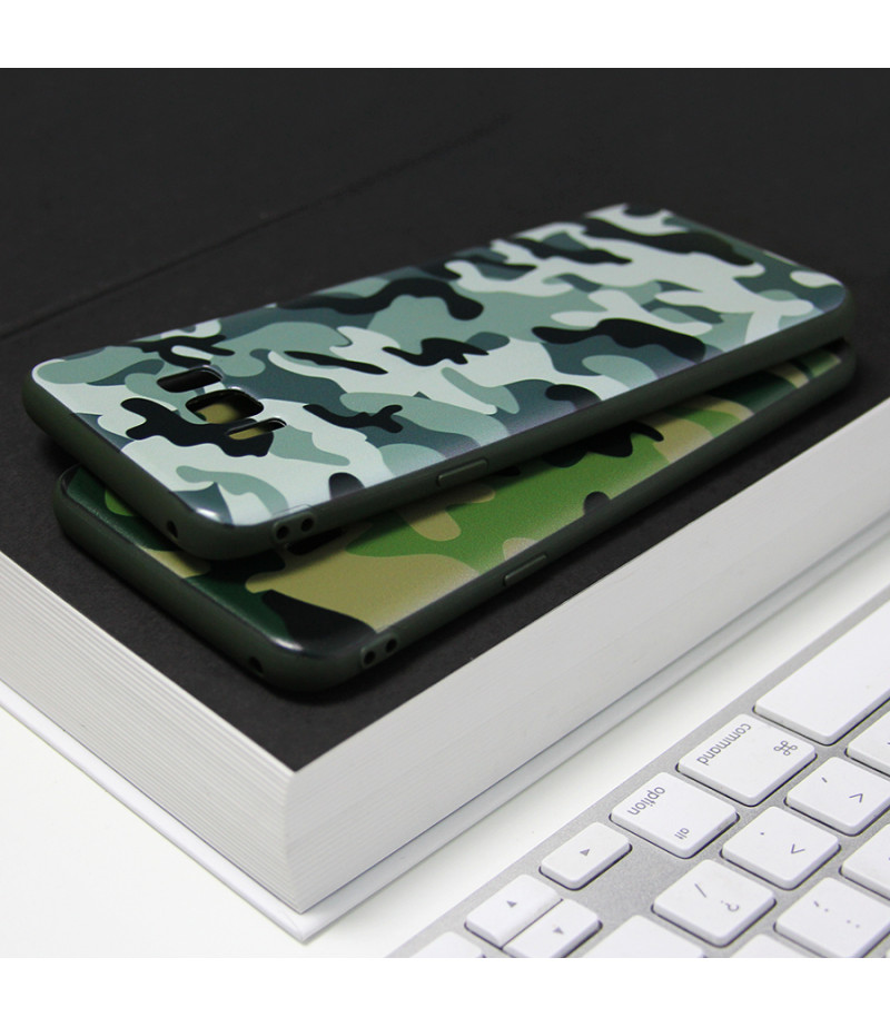 Camouflage/Tarnaufdruck Hülle für Samsung Galaxy S8 Plus, Art.:000034
