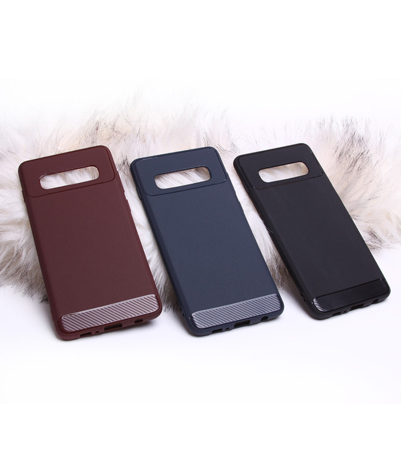 Armour TPU Carbon Case für Samsung Galaxy S10 Plus, Art:000497