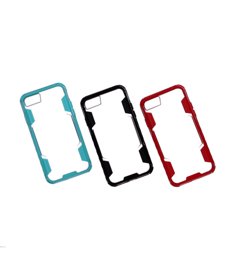 Hülle mit TPU Rahmen und transparentem PC Backcover für iPhone 7/8, Art.:000026