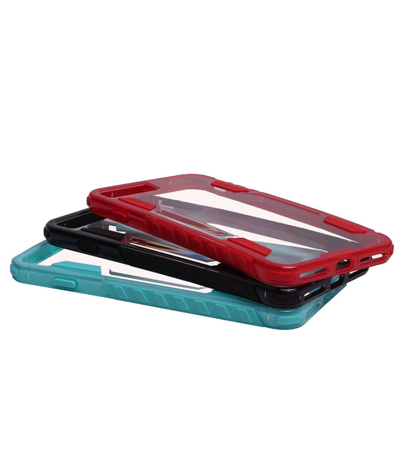 Hülle mit TPU Rahmen und transparentem PC Backcover für iPhone 7/8 Plus, Art.:000026