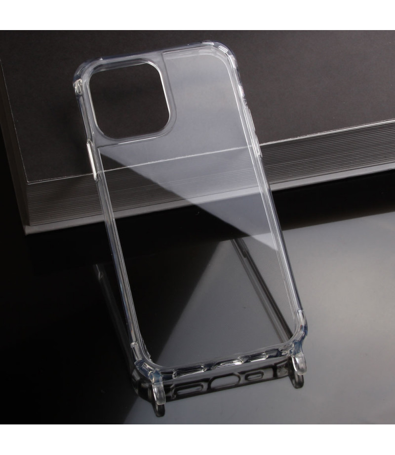 Elfon Transparente Hülle mit Ösen für iPhone 13, Art.: 000802