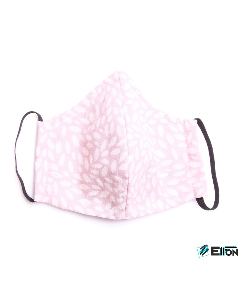 3 Layer Washable Mask with elastic earbands and extra filter pocket, Art.:000712