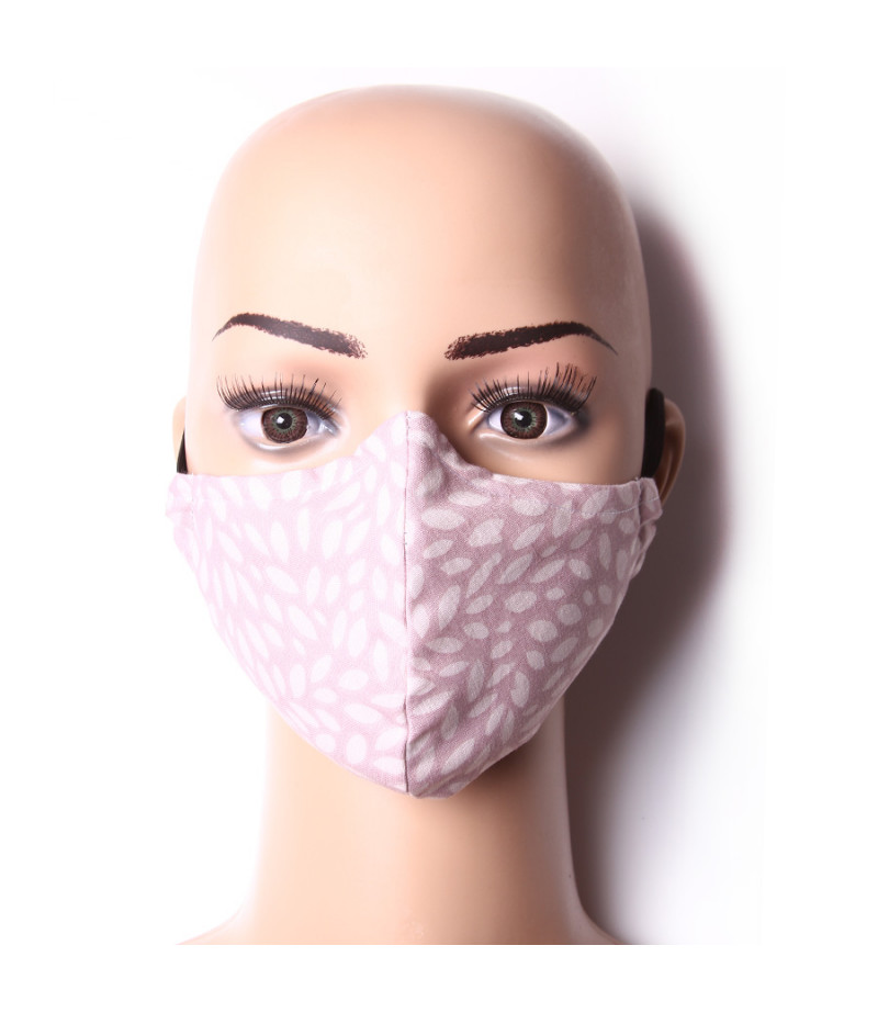 3 Layer Washable Mask with elastic earbands and extra filter pocket, Art.:000712