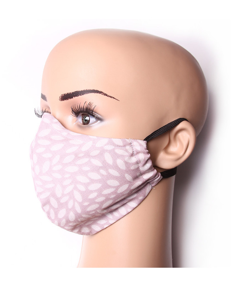 3 Layer Washable Mask with elastic earbands and extra filter pocket, Art.:000712