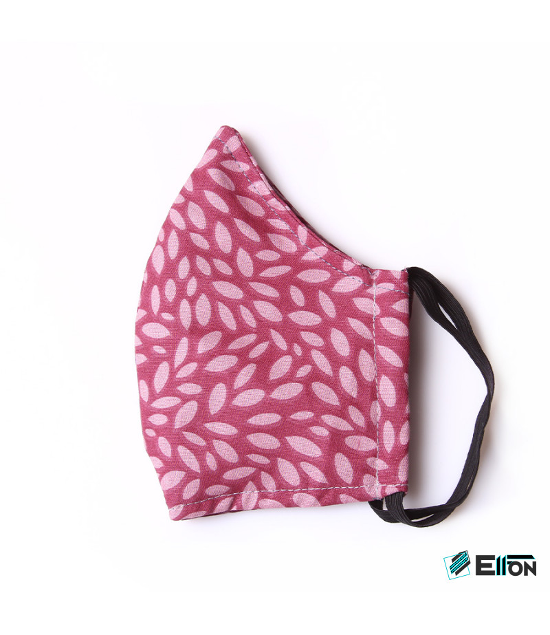 3 Layer Washable Mask with elastic earbands and extra filter pocket, Art.:000712-1