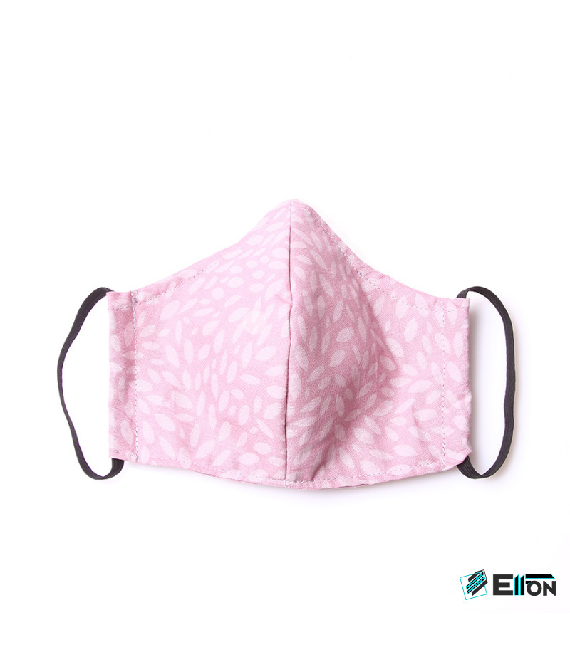 3 Layer Washable Mask with elastic earbands and extra filter pocket, Art.:000712-2