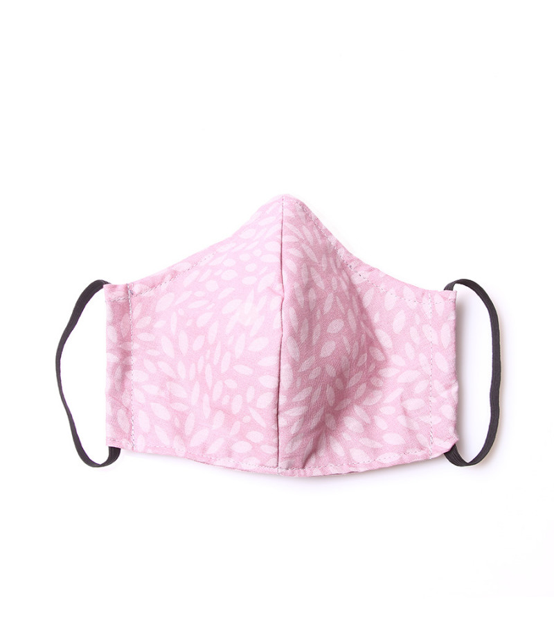 3 Layer Washable Mask with elastic earbands and extra filter pocket, Art.:000712-2