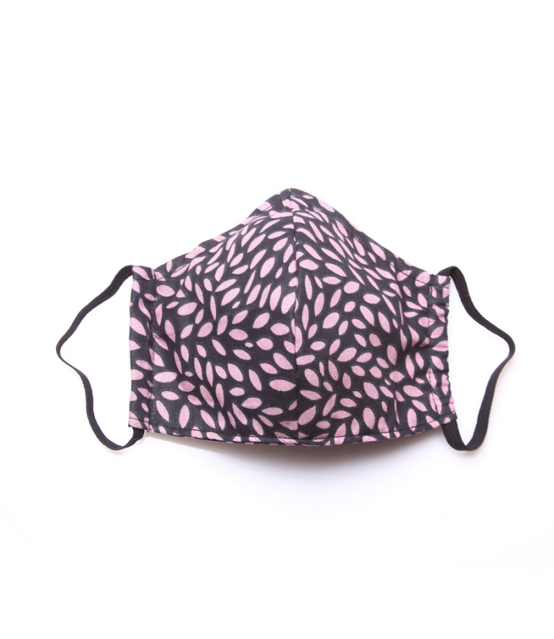 3 Layer Washable Mask with elastic earbands and extra filter pocket, Art.:000712-3