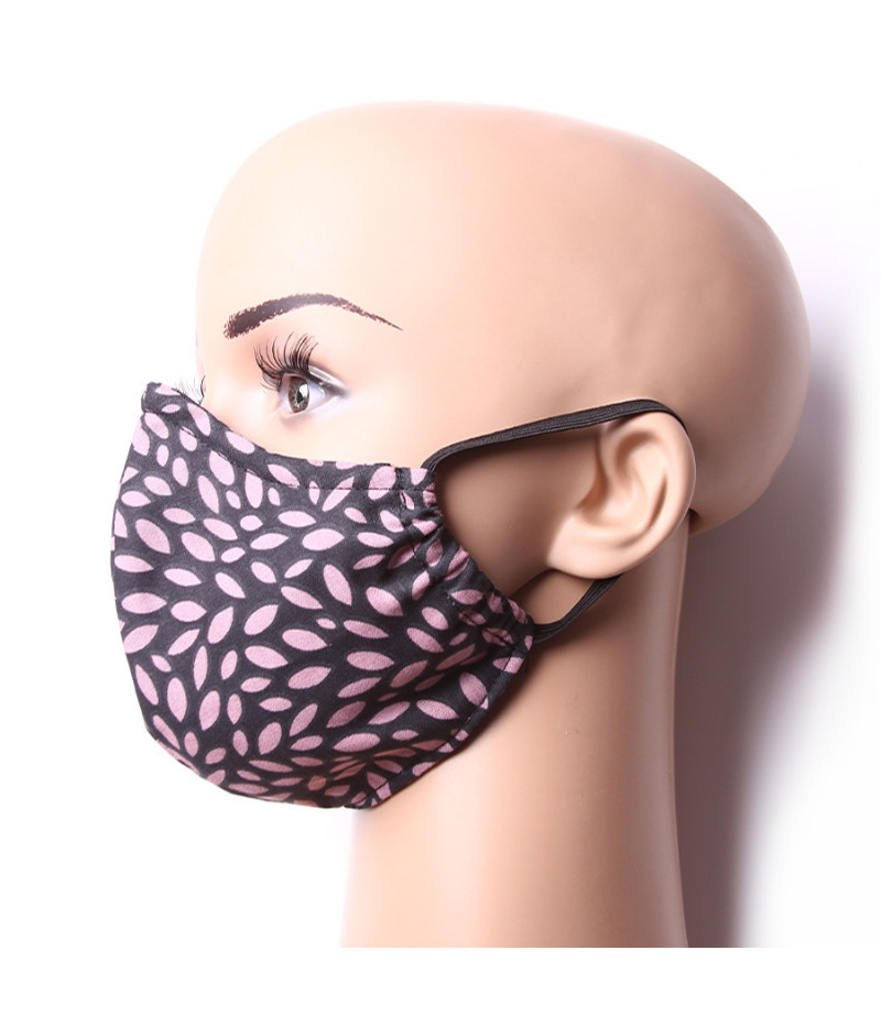 3 Layer Washable Mask with elastic earbands and extra filter pocket, Art.:000712-3