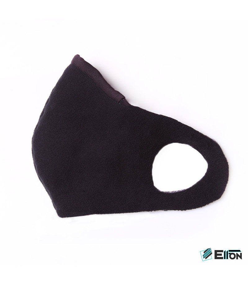 2 Layer Washable Mask with attached earbands and extra filter pocket, Art.:000716