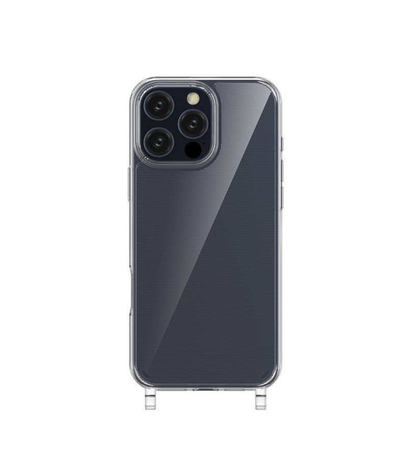 Elfon Transparente Hülle mit Ösen für iPhone 16 Pro Max, Art.: 000802