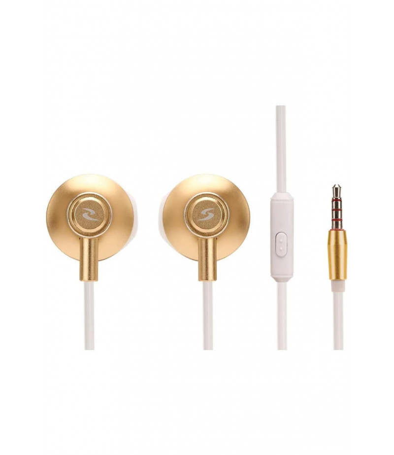 Soultech Metallische Kopfhörer 1,2m Gold KK011GLD