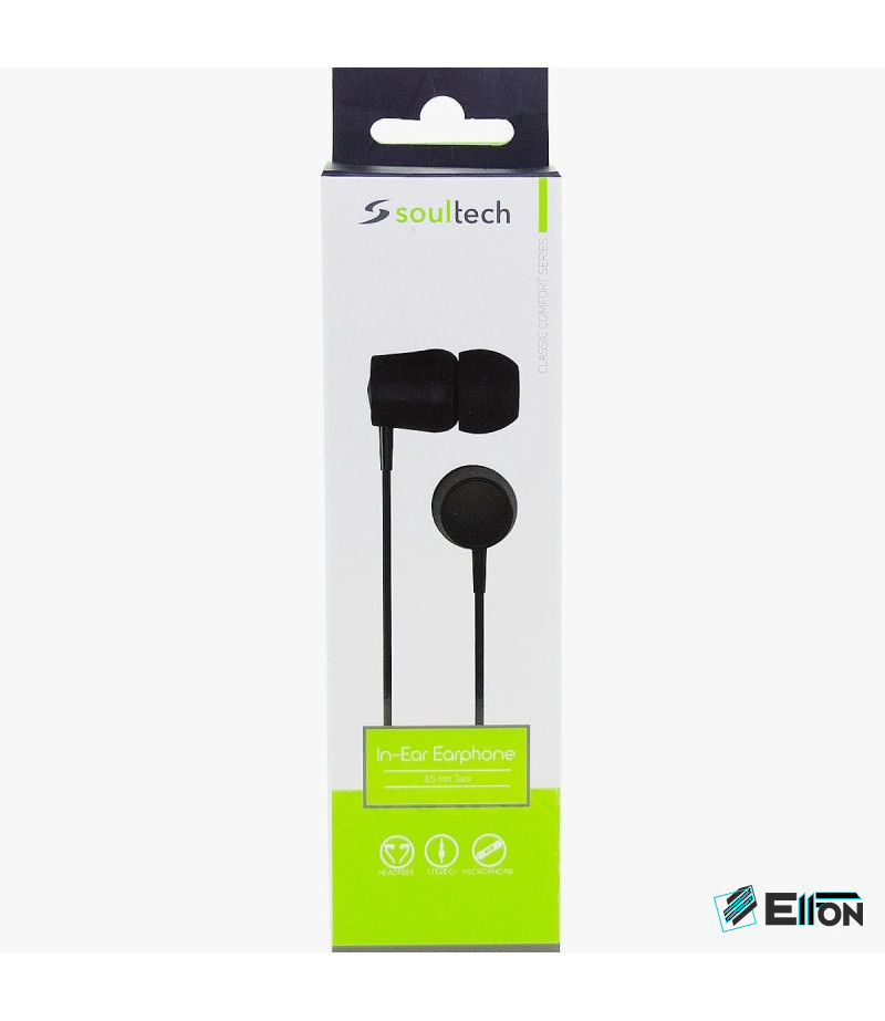 Soultech Komfort Kopfhörer In-Ear Earphone 1m schwarz KK030S