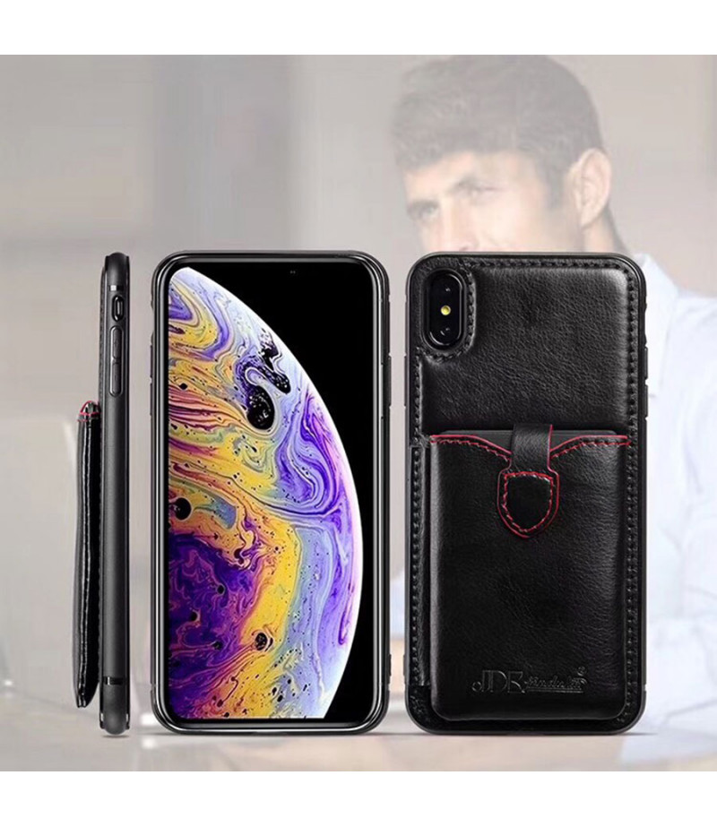 JDK Phone Case with Flippable Card Pouch für iPhone XR, Art.:000639