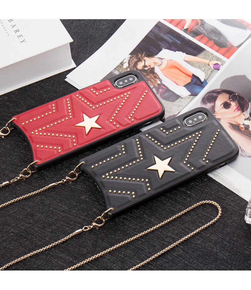 Luxus PU leder sterne cross-body case mit Band für iPhone 11, Art.:000352