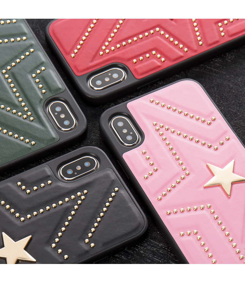 Luxus PU leder sterne cross-body case mit Band für iPhone 6/7/8 Plus, Art.:000352