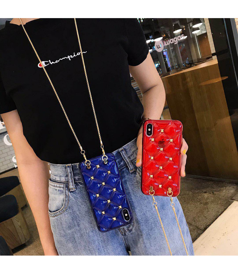 Cross-body transparent diamond case mit Band für iPhone 11 Pro, Art.:000349