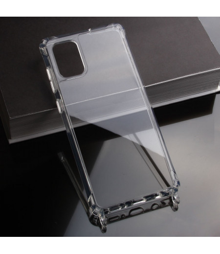 Elfon Transparente Hülle mit Ösen für Samsung Galaxy A71, Art.: 000802