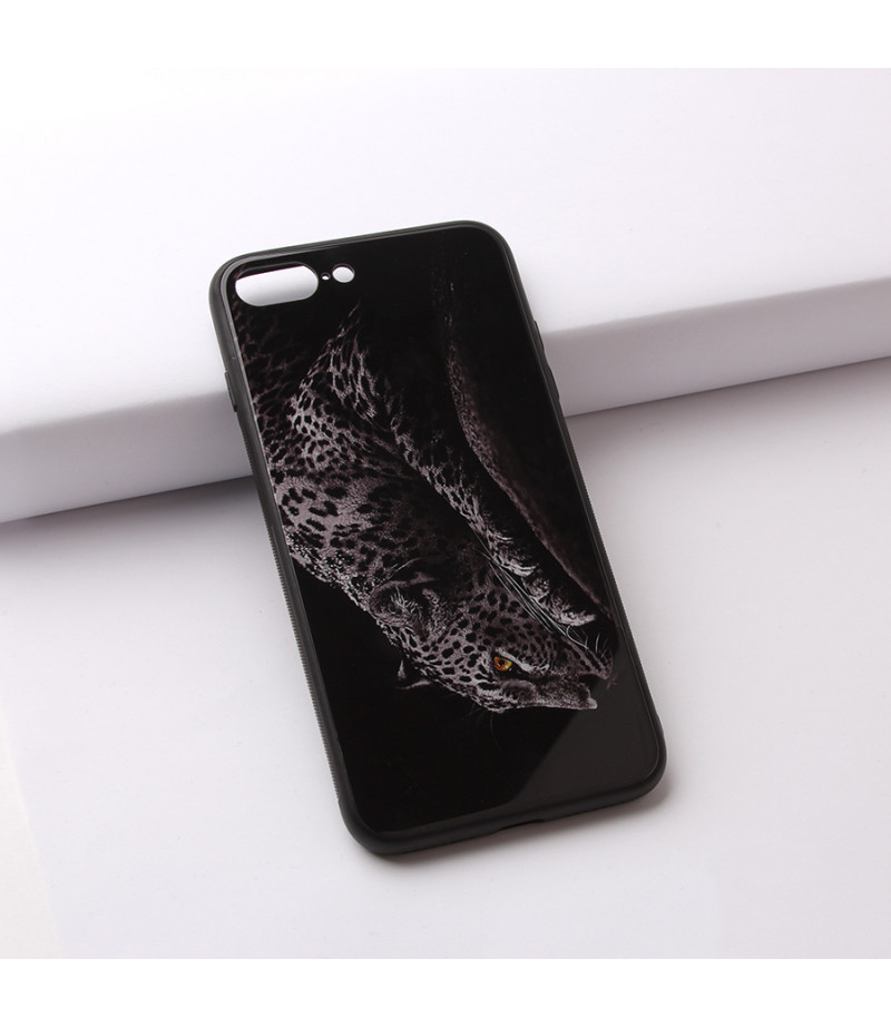 Glascase mit Musteraufdruck (Leopard) für Samsung S8 Art.:000214