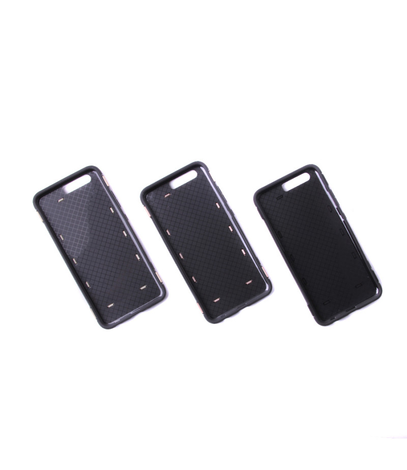 Carbon Design Case mit Magnet und Stand für Huawei P10, Art.:000049