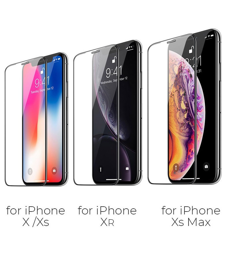 Hoco Dustproof HD tempered glass für iPhone Xs Max/11 Pro Max (A16), Art.: 000726