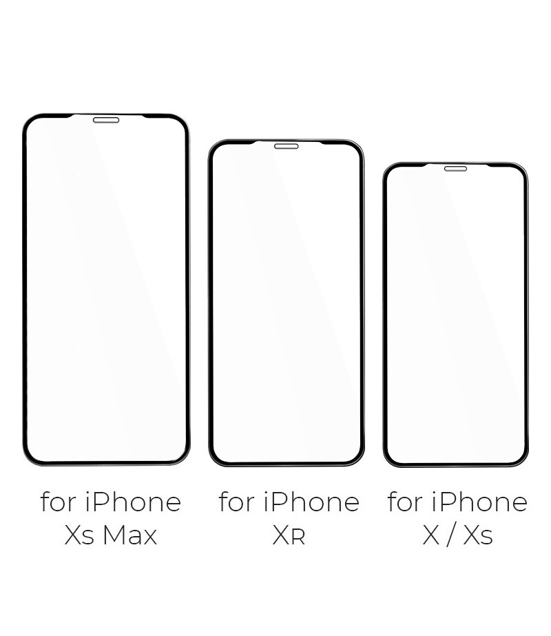 Hoco Flash Attach Full Screen HD Tempered Glass für iPhone XS Max, 11 Pro Max (G1), Art.:000173